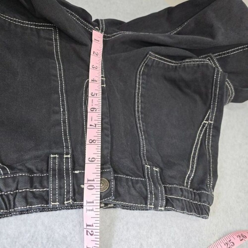 BDG Urban Outfitters Jeans Womens 27 X 29 Black Denim Skate Wide Leg Carpenter - Picture 7 of 13